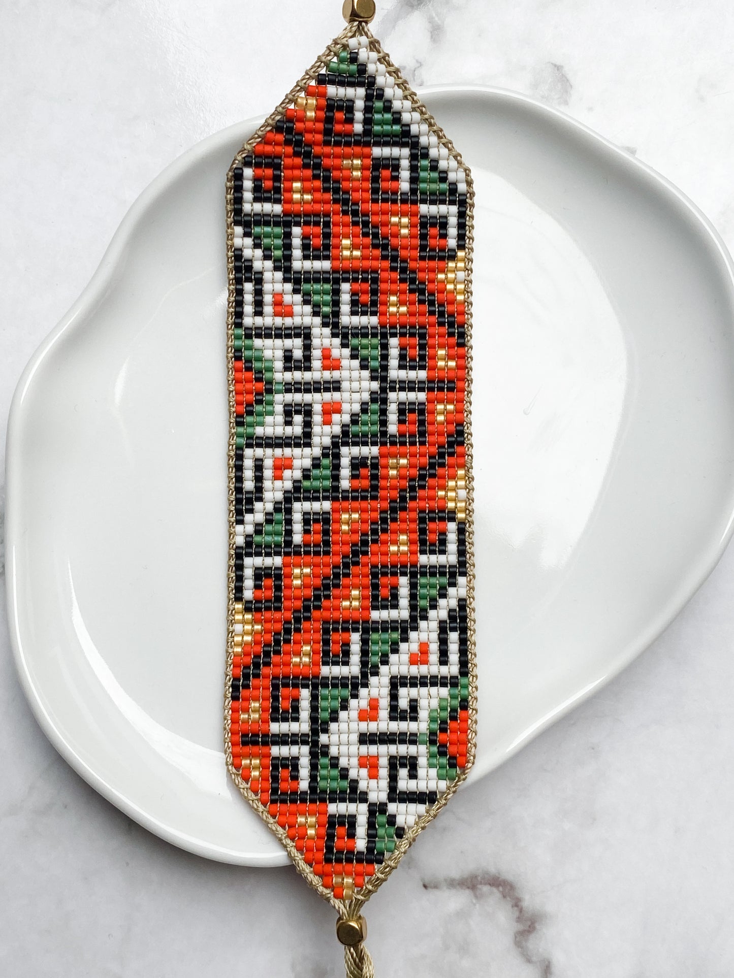 beaded bracelet