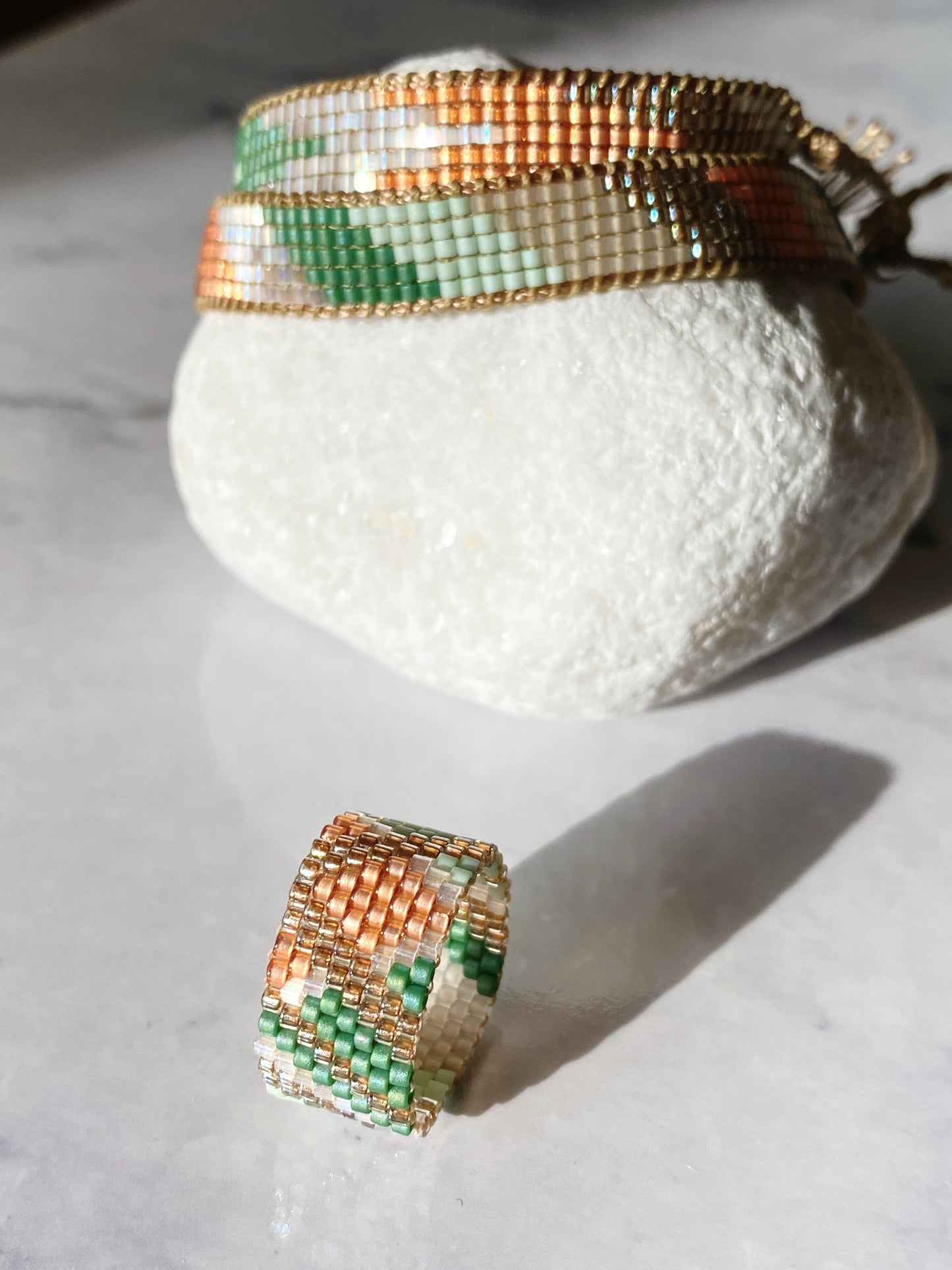 beaded ring