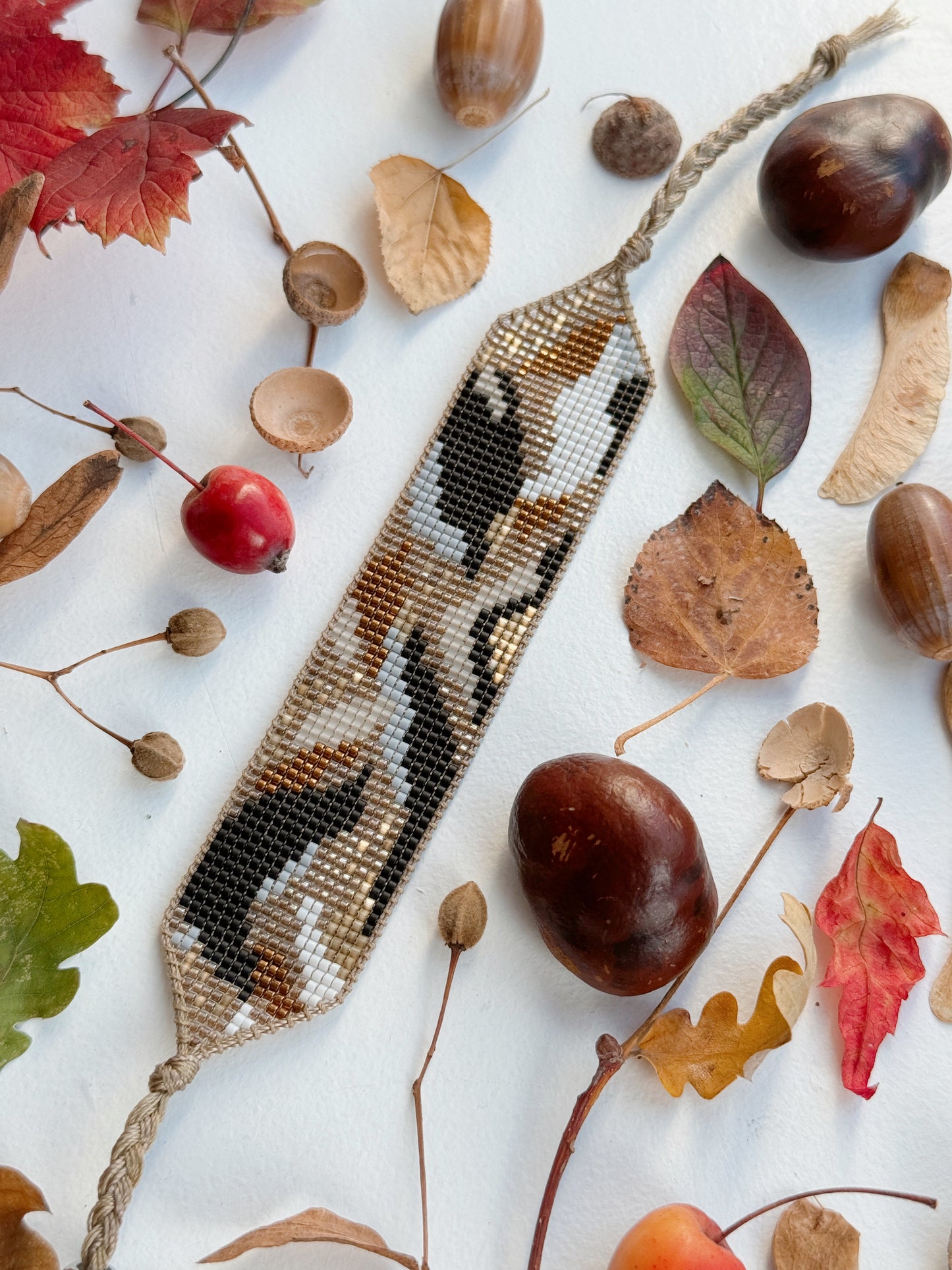 Autumn golden bracelet